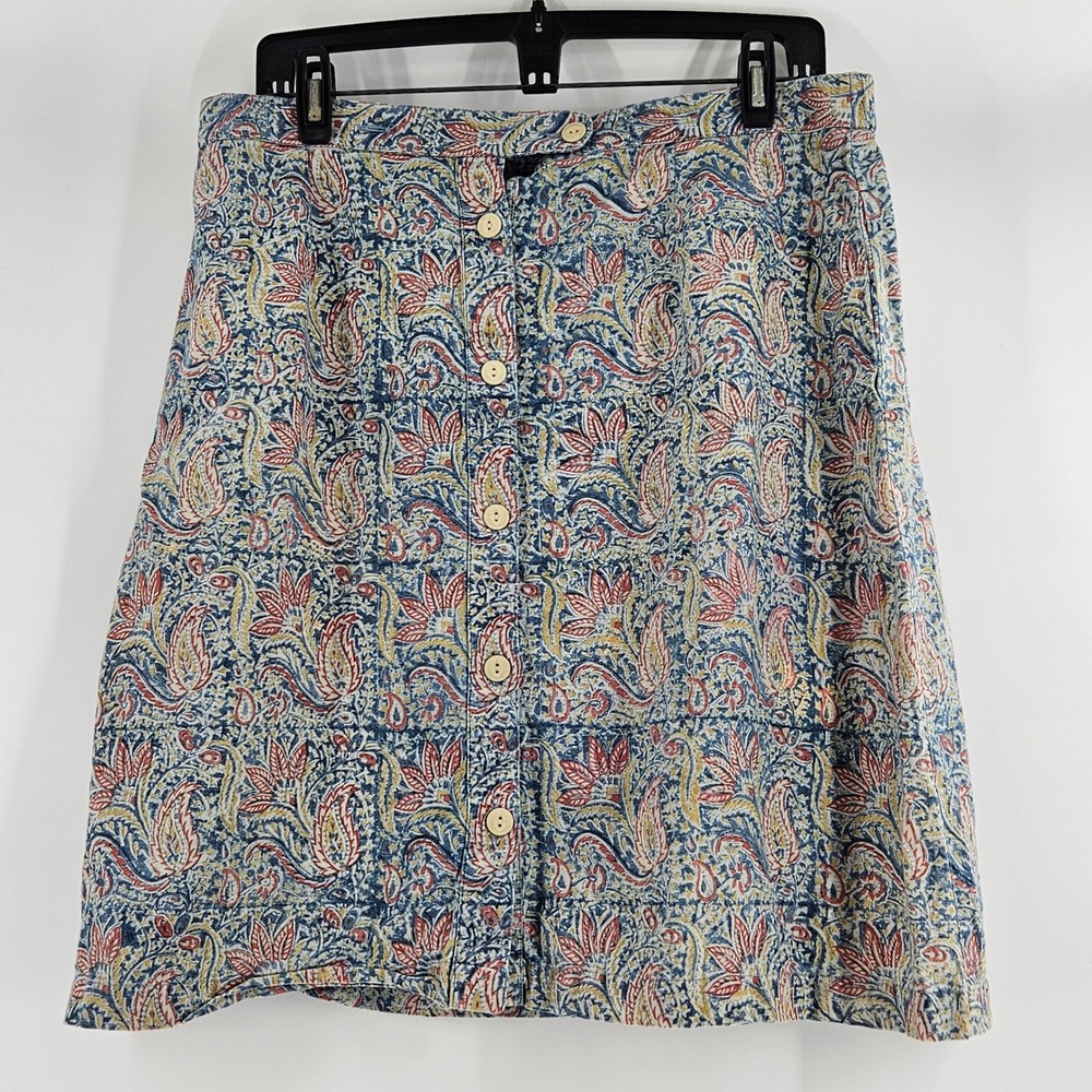 ORVIS Womens A-Line Mini Skirt Size 16 Casual Everyday Vacation Resortwear‎